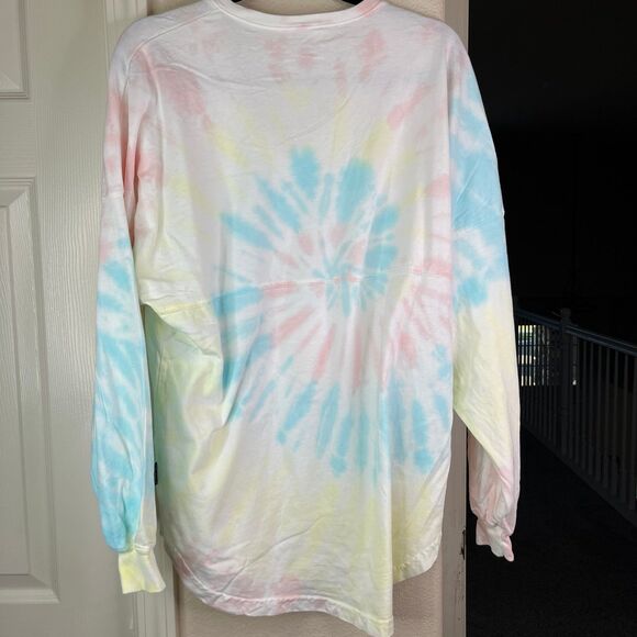 Spirit Jersey Long Sleeve Sweaters Sweatshirts Tie Dye Hooded Oversized - Picture 10 of 12
